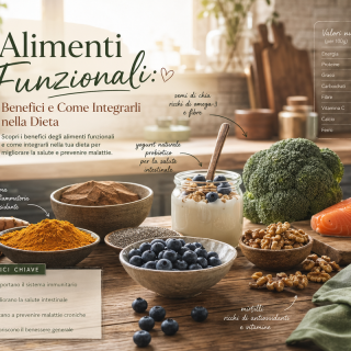 Alimenti Funzionali – Benefici e Come Integrarli nella Dieta